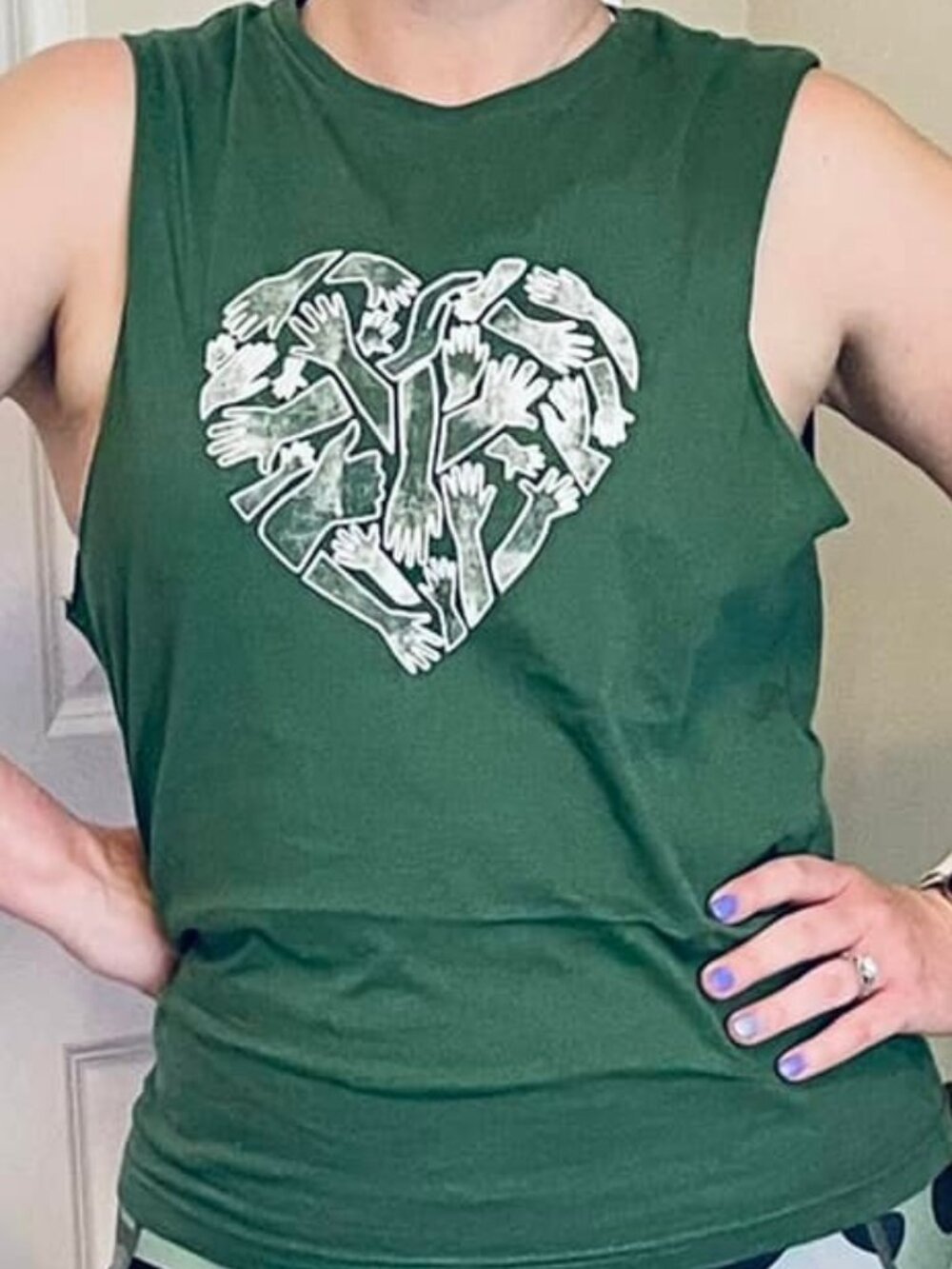 ZYIA Pine Community Muscle Tank , NWT